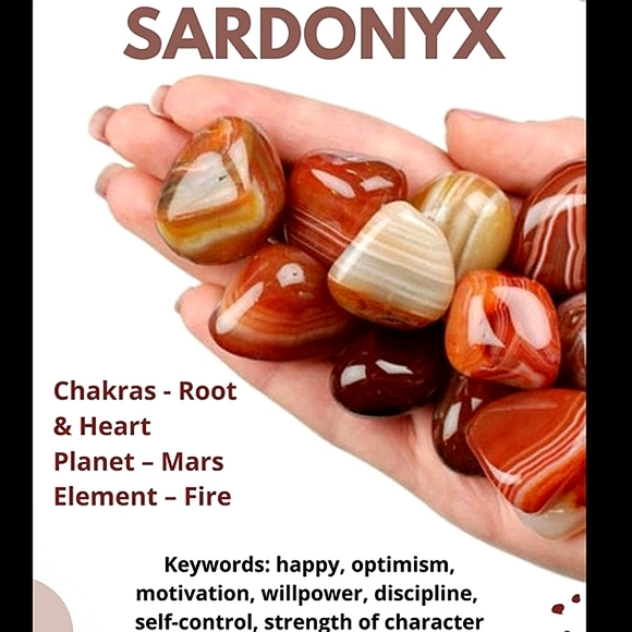 Sardonyx Point Crystal Gemstone Two Tone Colors with Large Beautiful Banding - Picture 14 of 17